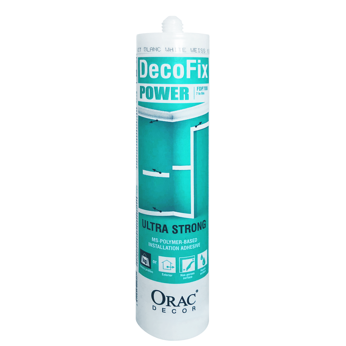 Монтажный клей ORAC DECOFIX POWER FDP700 290 мл