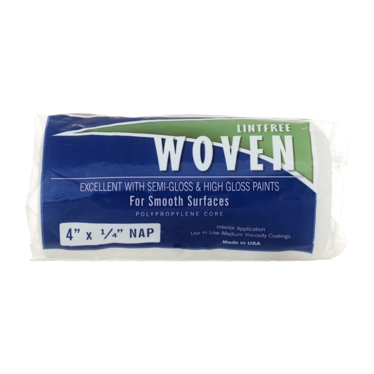 KELLY-MOORE 4 X 1-4 NAP WOVEN LINT FREE ROLLER COVER- Акриловое волокно шубка (101,6мм, ворс 6,35м)