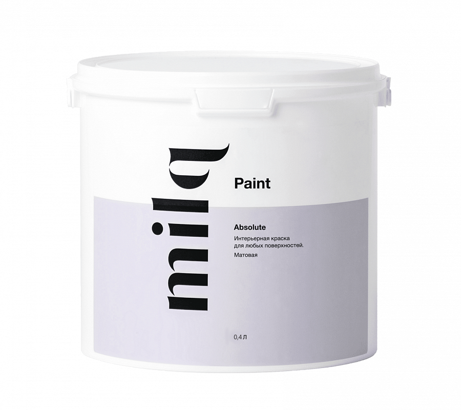 Краска Milq Absolute интерьерная износостойкая, база А 0,4 л