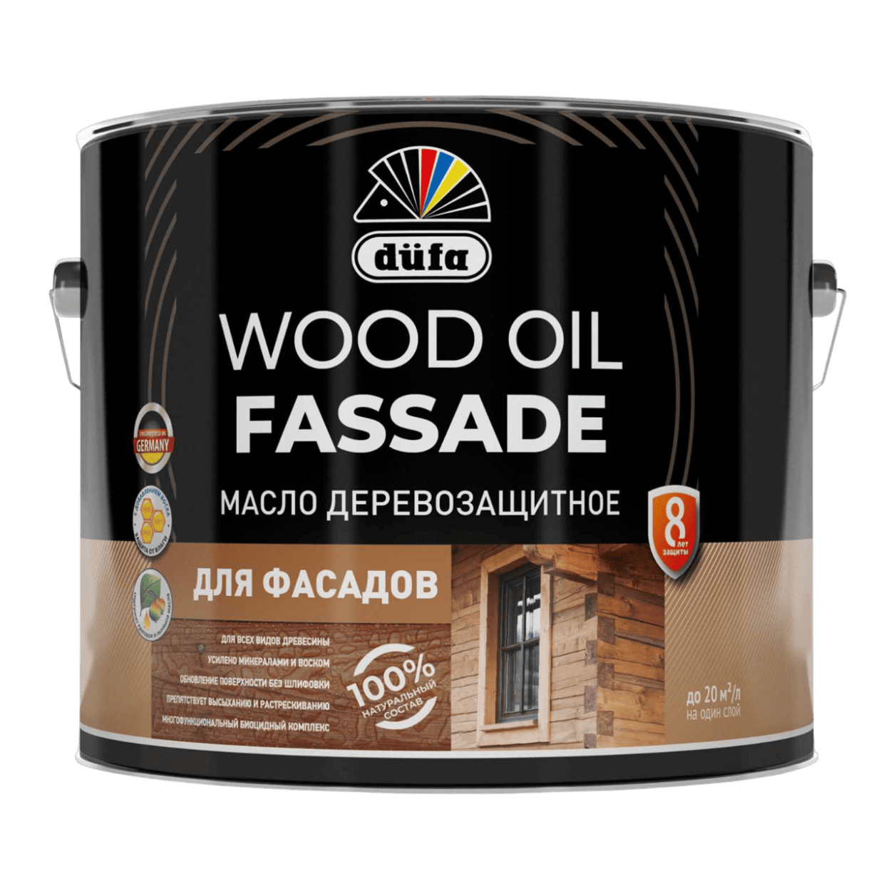 Dufa Масло Wood OIL Fassade бесцветный  0,8л