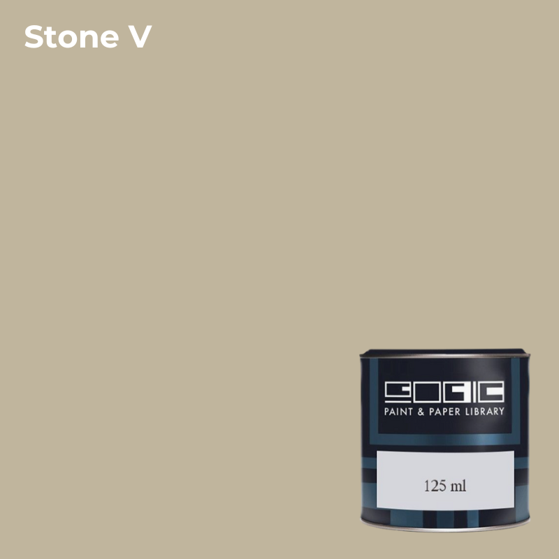 Пробник краски в/э Paint&Paper Library, Pure Flat Emulsion, глубокоматовый, цвет STONE V, 0,125 л
