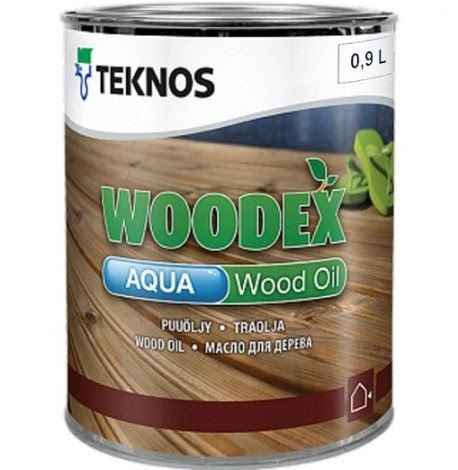 WOODEX AQUA WOOD OIL CLEAR пропитывающее средство для древесины 0,9