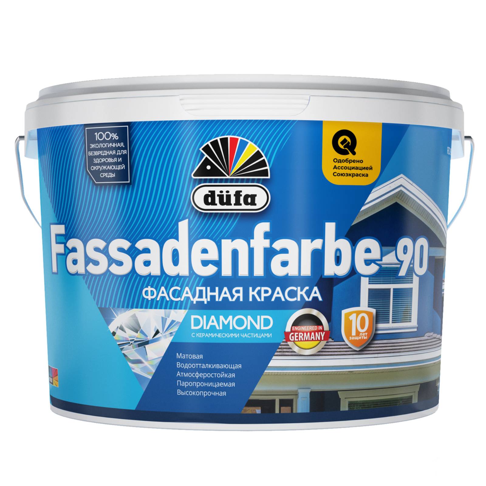 Dufa ВД краска FASSADENFARBE RD90  9л