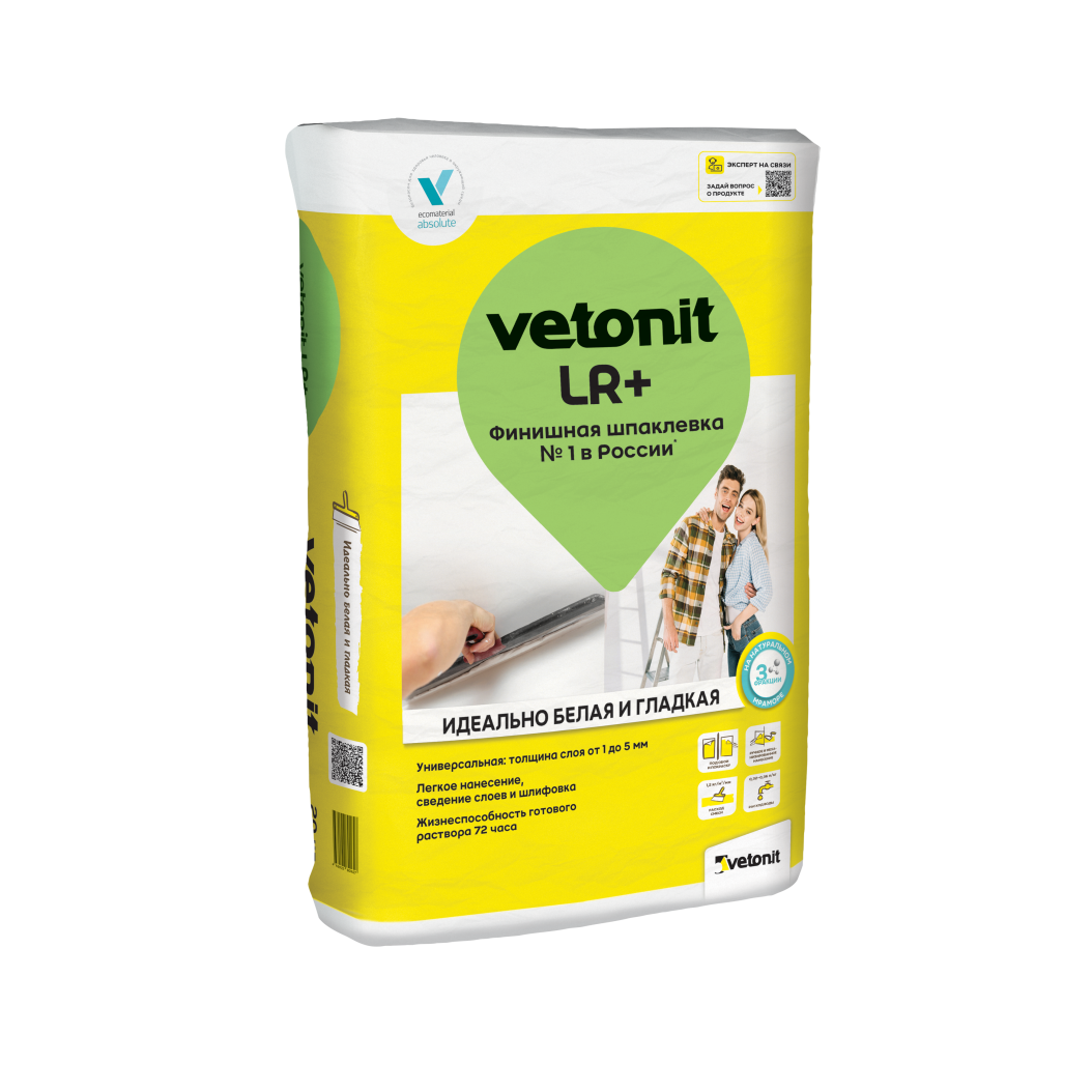Vetonit LR+ финишная шпаклевка 20кг