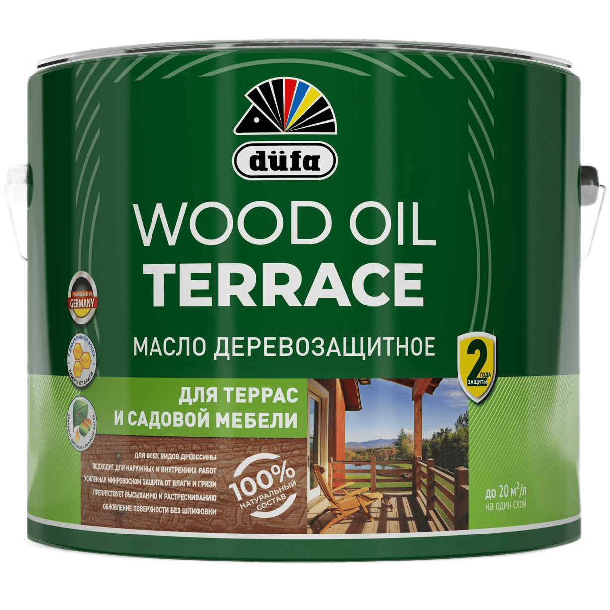 Dufa Масло Wood OIL Terraсe бесцветный  0,8л