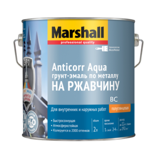 Грунт-эмаль ANTICORR AQUA BC 2 л