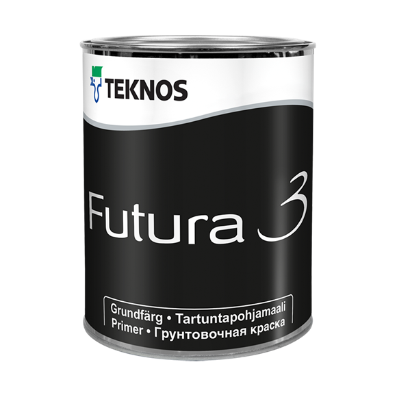 FUTURA 3 WHITE алкидная адгезионная грунтовочная краска 0,9