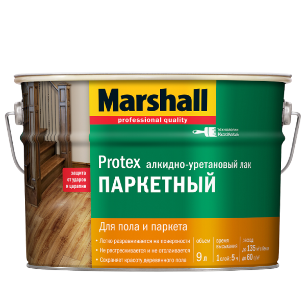 Лак PROTEX Паркетный полуматовый  9