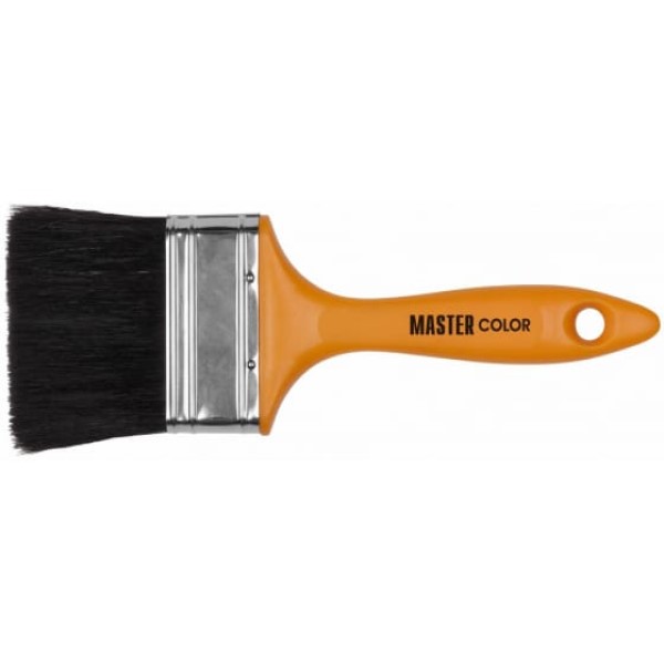 Кисть флейцевая, ХАЛЯЛЬ, ширина 40 мм,  толщ. 13 мм, 30% черный конский волос+ 70% ПБТ