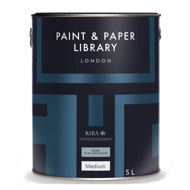 Краска в/э акриловая матовая база средняя 5л, Pure Flat Emulsion, Paint&Paper Library