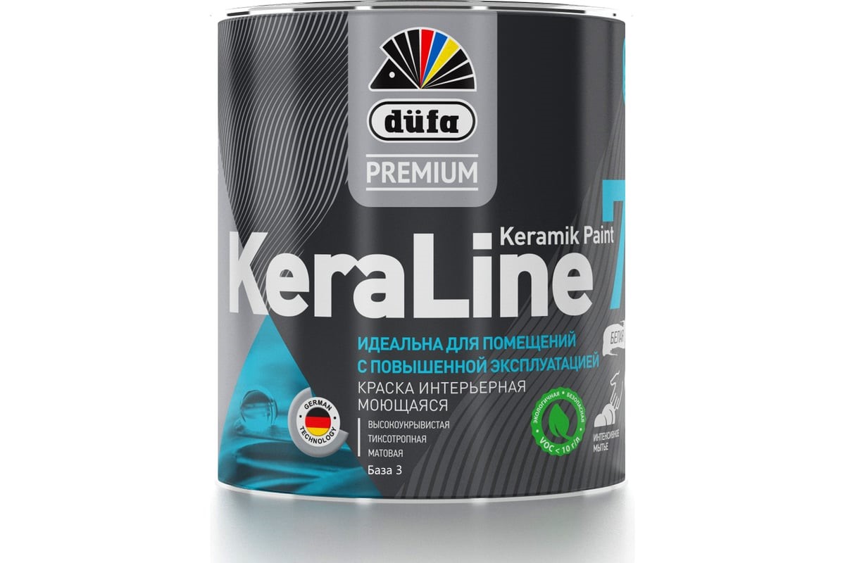 DufaPremium ВД краска KeraLine  7  база3  0,9л