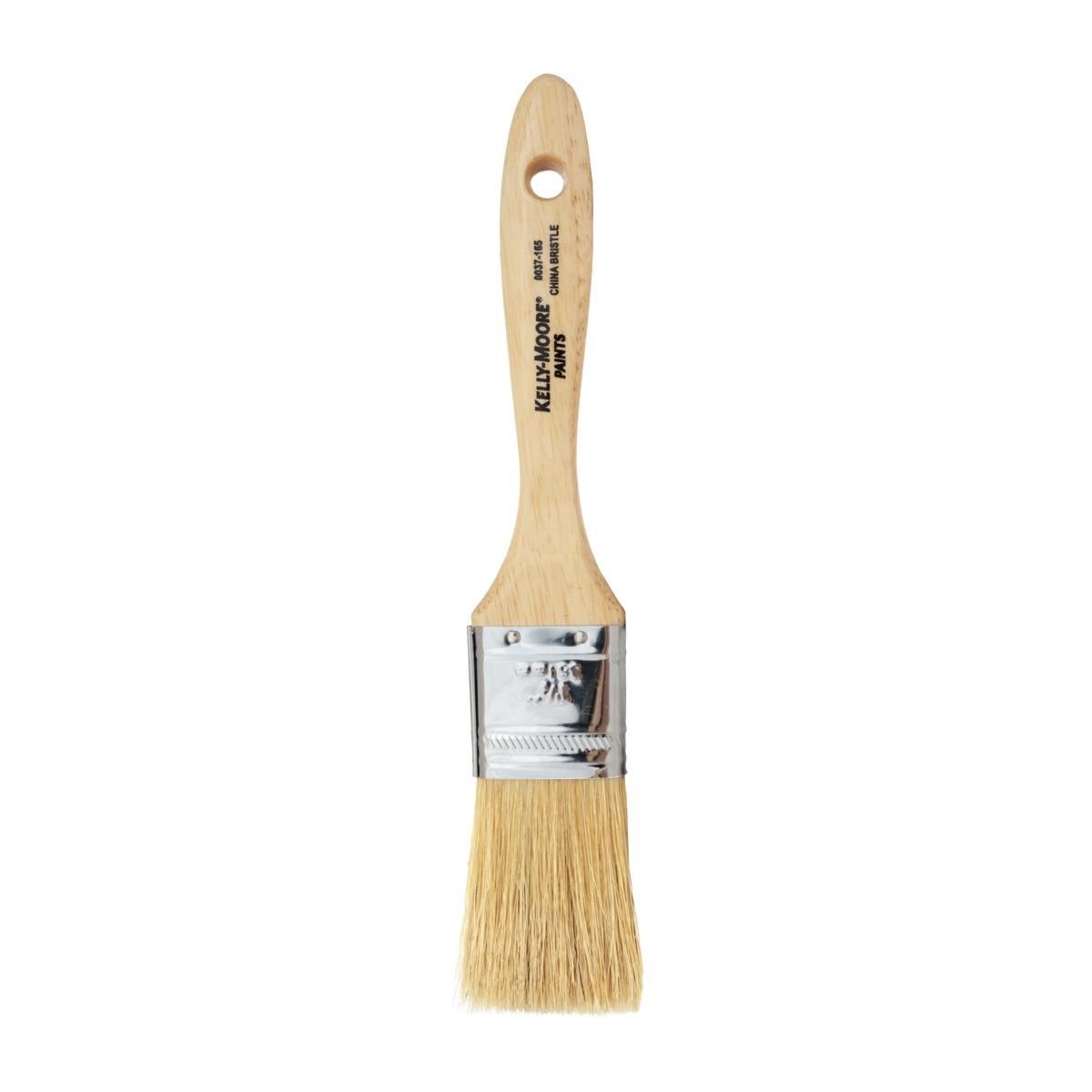 KELLY-MOORE 1-1-2 WHITE CHINA BRISTLE VARNISH- Кисть натуральная китайская белая щетина (38мм, ровны