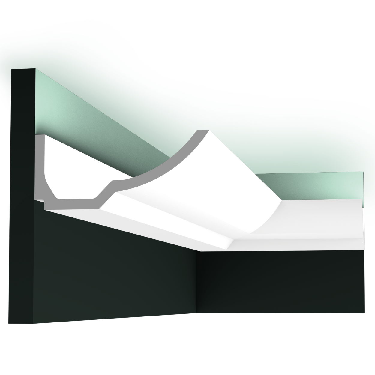C351 профиль для скрытого освещения 200 x 7,4 x 17,3