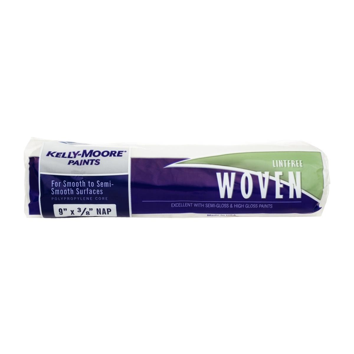 KELLY-MOORE 9 X 3-8 NAP WOVEN DRALON ROLLER COVER- Акриловое волокно шубка (228,6мм, ворс 9,53мм)