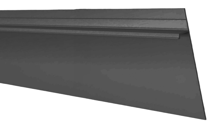 Плинтус (профиль) скрытого монтажа + мдф вставка, Окрашенный