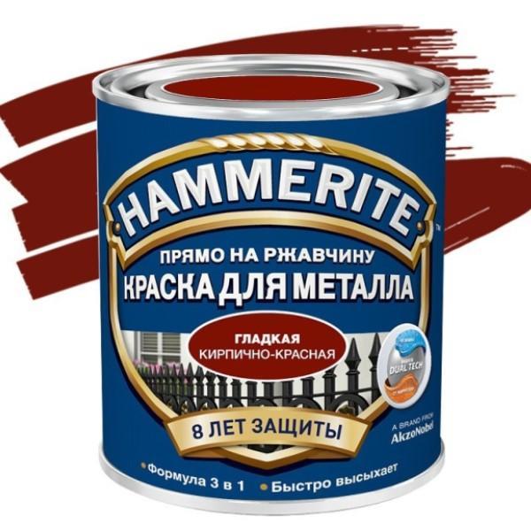 Краска HAMMER глад Кирпич-кр 0,75л  0,75