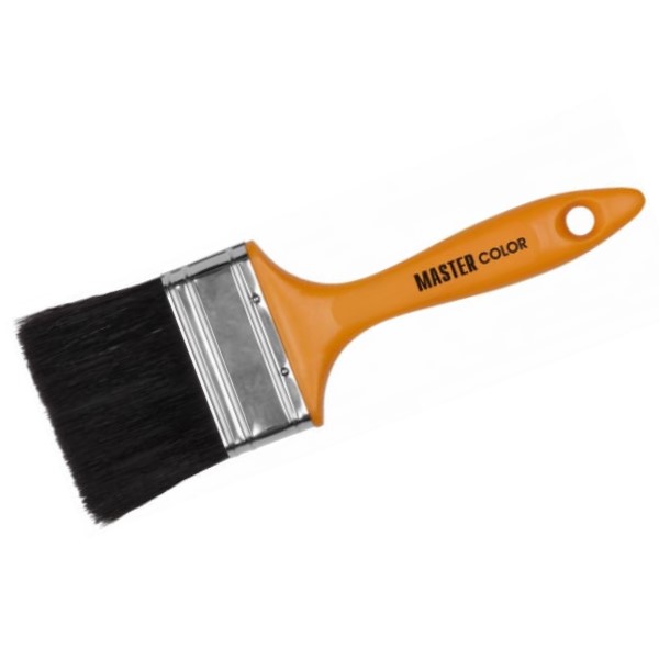 Кисть флейцевая, ХАЛЯЛЬ, ширина 50 мм,  толщ. 14 мм, 30% черный конский волос+ 70% ПБТ