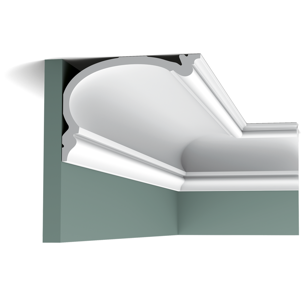 C342 карниз полиуретан 200 x 14 x 19