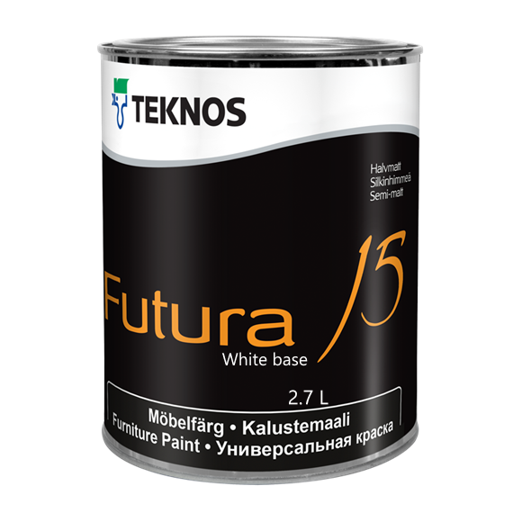 FUTURA 15 WHITE BASE PAINT 1 уретано-алкидная краска для мебели 2,7