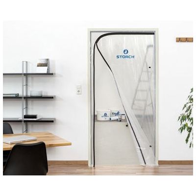 Дверь с L-образн.молн. пленка