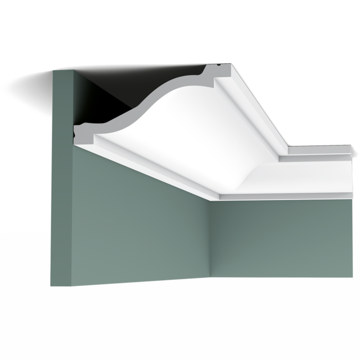 C331 карниз полиуретан 200 x 6,4 x 13,5