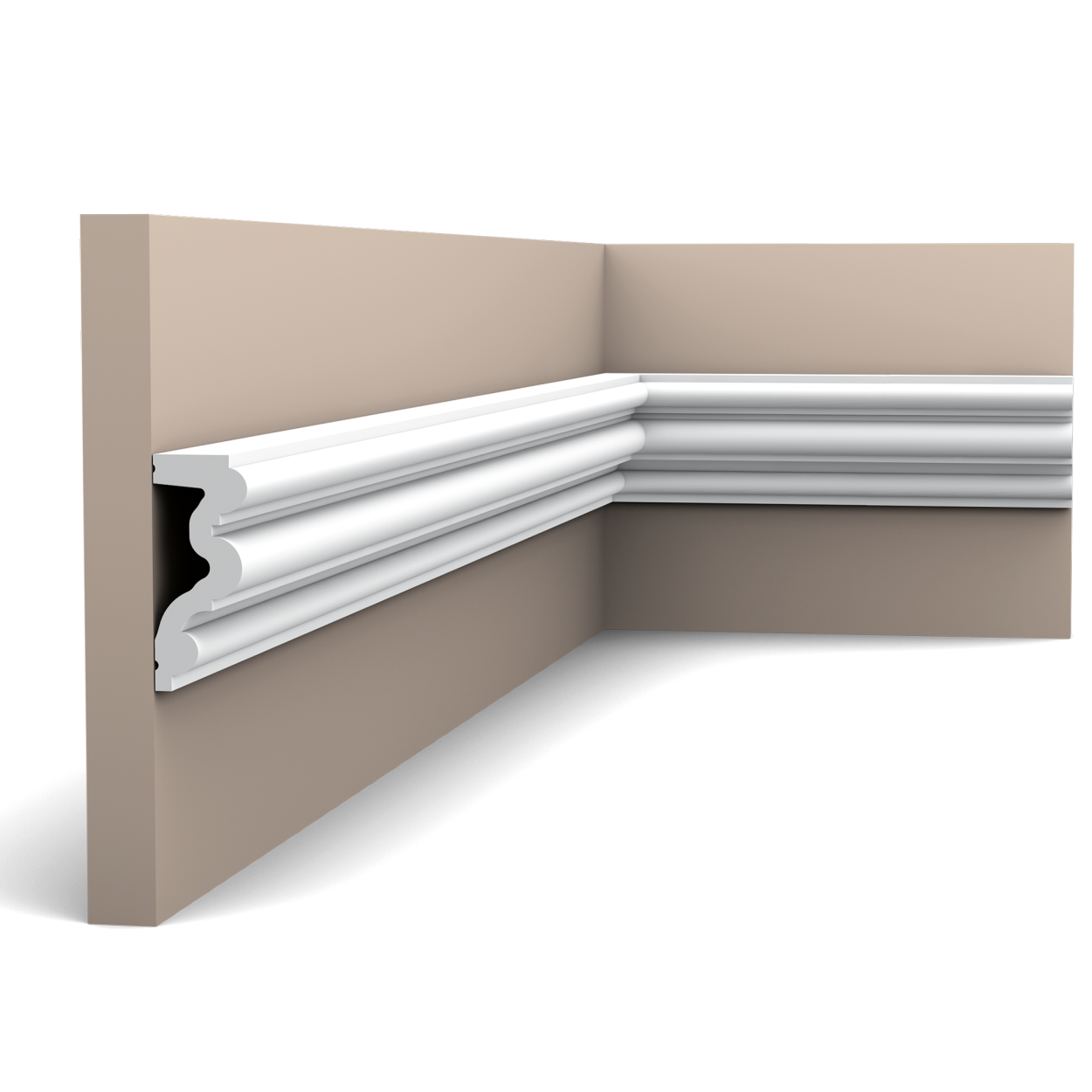 P4025 молдинг полиуретан 200 x 3,4 x 8,3