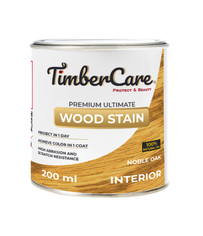 Тонирующее масло TimberCare Wood Stain (цвет- Благородный дуб- Noble oak), банка 0,2л