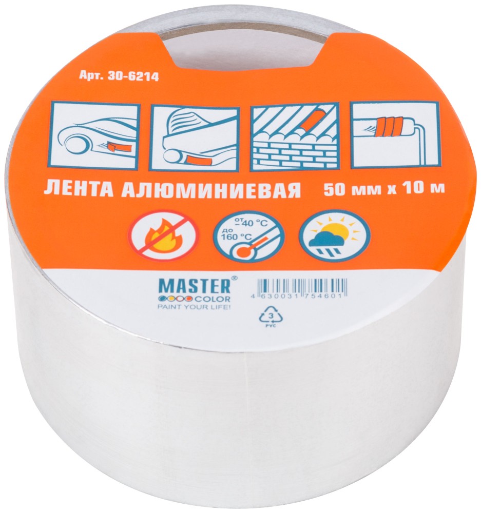 Лента армирующая алюминиевая, 50 мм x 10 м