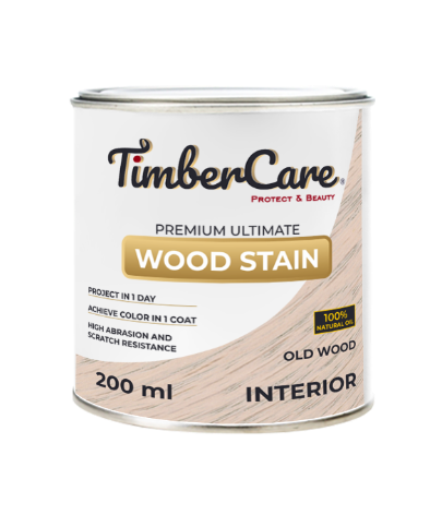 Тонирующее масло TimberCare Wood Stain (цвет- Старинное дерево- Old wood), банка 0,2л