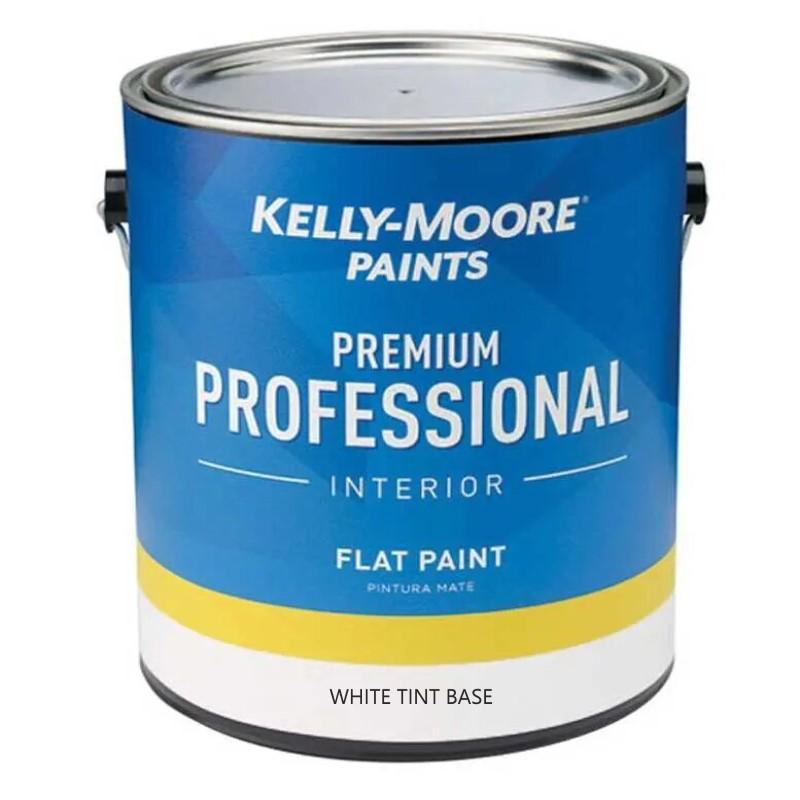 Краска профессиональная интерьерная KELLY-MOORE Premium Prof (цвет: white base, flat), банка 3,78л