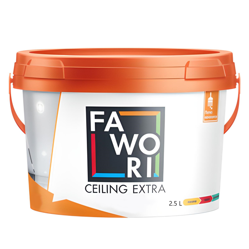 Краска FAWORI CEILING EXTRA экстра белая для потолка 2,5л