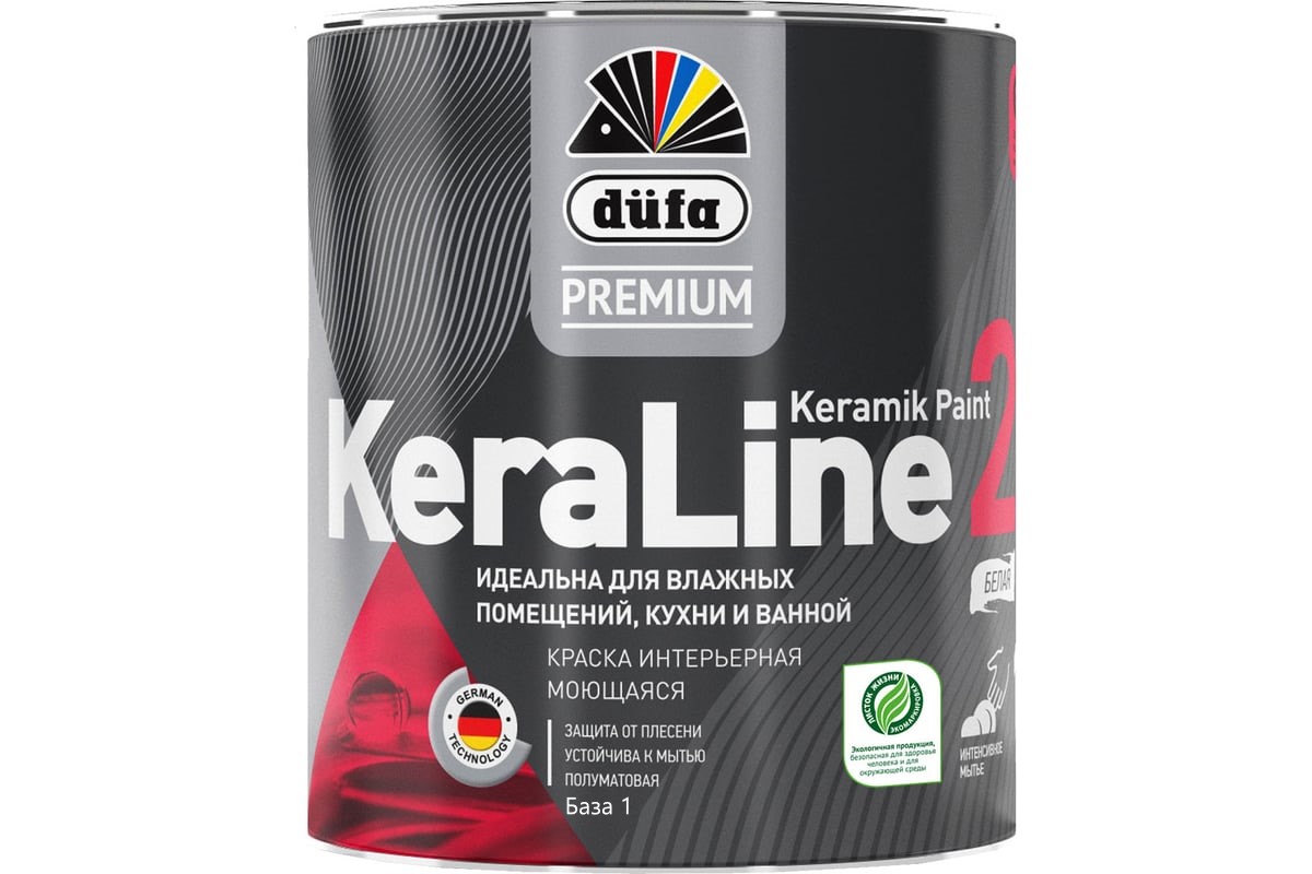 DufaPremium ВД краска KeraLine 20  база1  0,9л