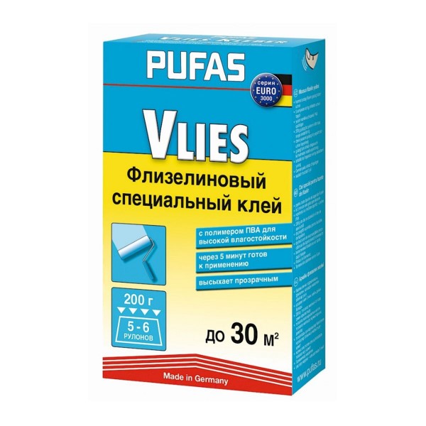 Клей PUFAS EURO 3000 Флизелиновый специальный 500гр