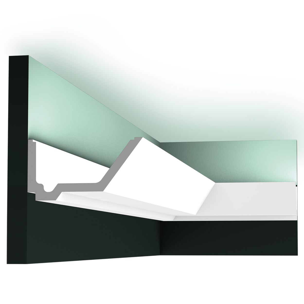 C358 профиль для скрытого освещения 200 x 7,3 x 14