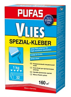 Клей PUFAS EURO 3000 Специальный флизелиновый, 1 кг 
